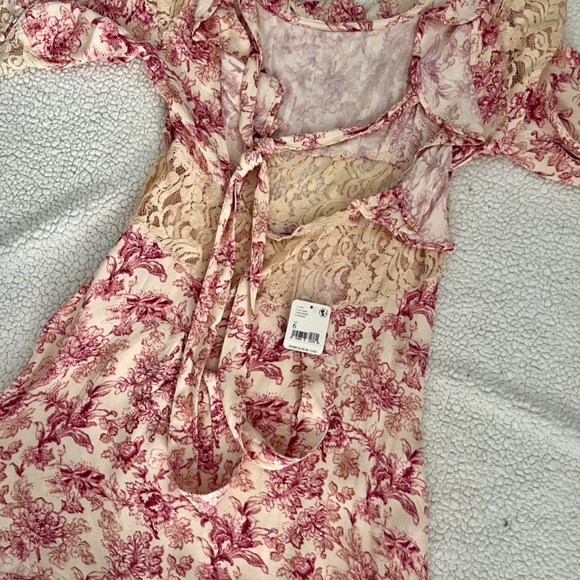 FREE PEOPLE Lucie Mini Dress ~ Size 6 ~ NEW  - ˚˖𓍢ִ໋🌷͙֒ - Picture 7 of 9